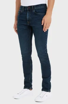 Мужские темно-синие джинсы TAPERED HOUSTON PSTR MILLER IND Синий 32-32 Tommy Hilfiger MW0MW35722