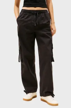 Женские черные карго ELASTICATED Черный L Tommy Jeans DW0DW20995