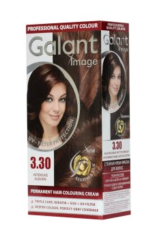 Уценка! Крем-краска для волос Galant Image Permanent Hair Colouring Cream 3.30 Каштановый интенсивный, 115 мл