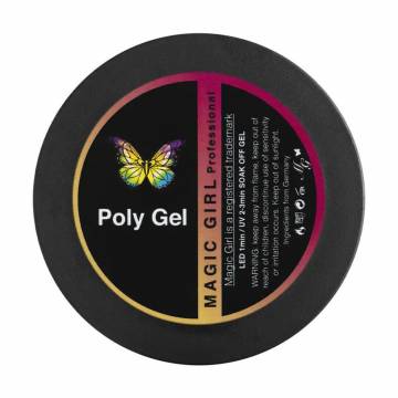 Полигель для наращивания ногтей Magic Girl PolyGel Pink Розовый, 15 мл Полигель для наращивания ногтей Magic Girl PolyGel Pink Розовый, 15 мл