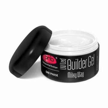 Однофазный моделирующий гель для ногтей PNB UV/LED One Phase Builder Gel Milky Way молочный, 15 мл Однофазный моделирующий гель для ногтей PNB UV/LED One Phase Builder Gel Milky Way молочный, 15 мл