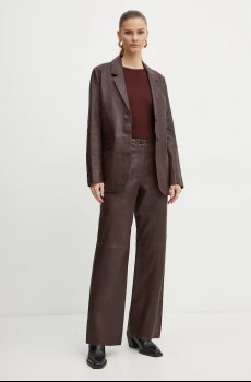 Кожаный пиджак Forte Forte