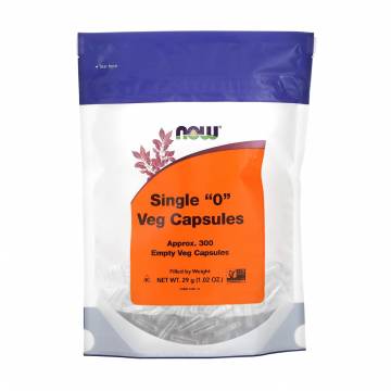 Пустые капсулы NOW foods Single "0" Veg Capsules, 300 пустых вегетарианских капсул Пустые капсулы NOW foods Single "0" Veg Capsules, 300 пустых вегетарианских капсул