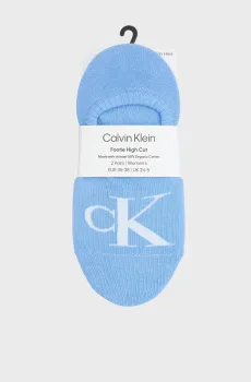 Женские следы (2 пары) FOOTIE HIGH CUT MONO Разноцветный 35-38 Calvin Klein 701228817