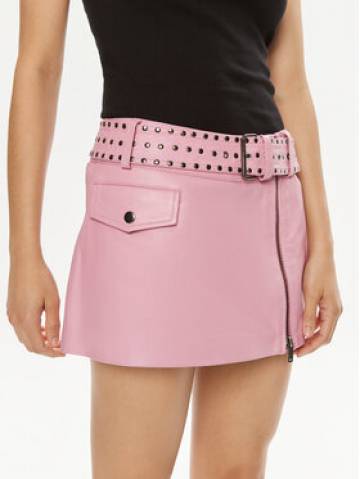 One Teaspoon Шкіряна спідниця Rizzo 26306 Рожевий Slim Fit One Teaspoon Шкіряна спідниця Rizzo 26306 Рожевий Slim Fit