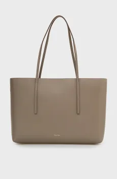 Женская бежевая сумка FOIL LOGO TOTE Бежевый ONESIZE Calvin Klein LV04F3274G