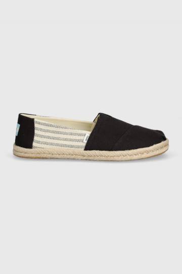 Эспадрильи Toms Alpargata Rope цвет чёрный 10019904 Эспадрильи Toms Alpargata Rope цвет чёрный 10019904