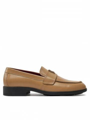 Tommy Hilfiger Сліпери Th Leather Classic Loafer FW0FW07961 Хакі Tommy Hilfiger Сліпери Th Leather Classic Loafer FW0FW07961 Хакі