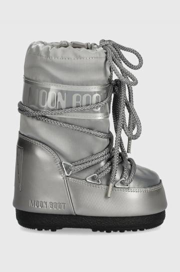 Детские сапоги Moon Boot ICON GLANCE цвет серебрянный 80D1401680
