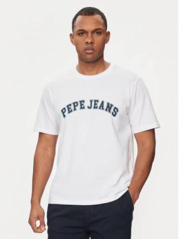 Pepe Jeans Футболка Clement PM509220 Écru Regular Fit Pepe Jeans Футболка Clement PM509220 Écru Regular Fit