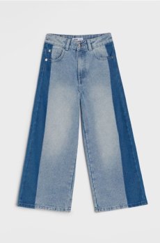 Широкі джинси - синій