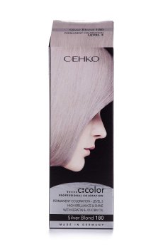 Стойкая крем-краска для волос C:ЕНКО C:COLOR Professional Coloration 180 Серебристый блондин, 110 мл