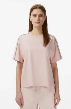 Женская розовая футболка Розовый 36 Lacoste TF0602ADY