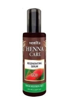 Уценка! Сыворотка для волос Venita Henna Care Regenerating Serum Goji с экстрактом ягод годжи, 50 мл