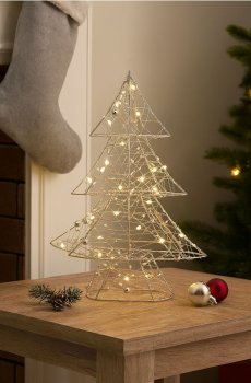 Різдвяна LED-лампа - срібний