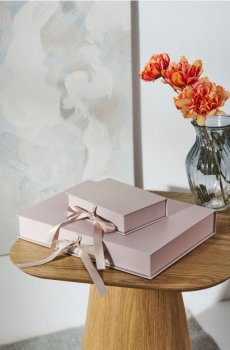 Паперова коробка для фотографій - бежевий