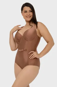Женский коричневый купальник Коричневый 40B MARC&ANDRE L2502-YP-481
