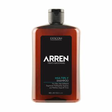 Мужской шампунь для волос, бороды и тела Arren Men’s Grooming Multiply Shampoo, 400 мл Мужской шампунь для волос, бороды и тела Arren Men’s Grooming Multiply Shampoo, 400 мл