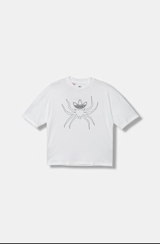 Детская хлопковая футболка adidas Originals