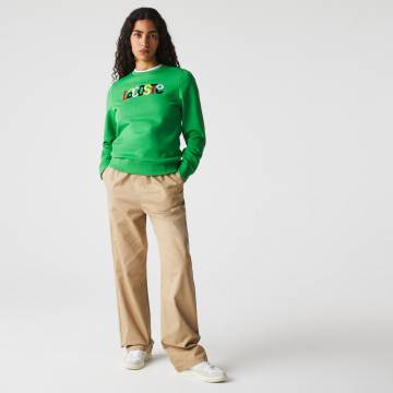 Lacoste толстовка жіноча з круглим вирізом Lacoste толстовка жіноча з круглим вирізом