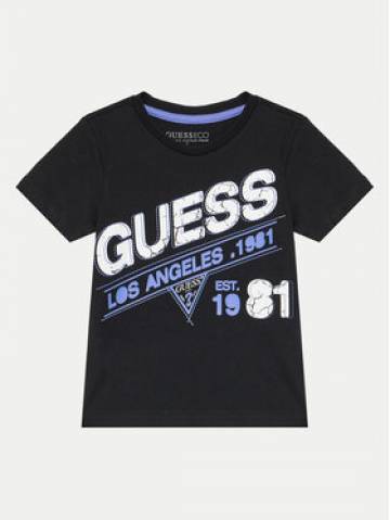 Guess Футболка N4BI10 I3Z14 Чорний Regular Fit Guess Футболка N4BI10 I3Z14 Чорний Regular Fit