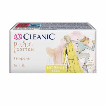 Тампоны Cleanic Pure Cotton Normal, 16 шт