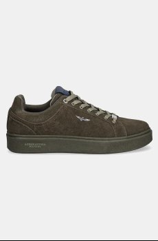 Замшевые кроссовки Aeronautica Militare SNEAKERS