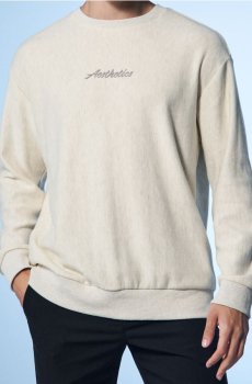 Кофта з круглим вирізом - кремовий