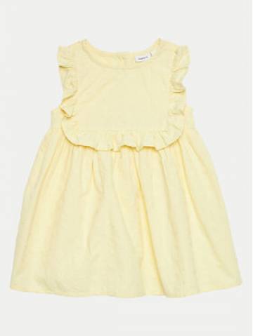 NAME IT Літня сукня Delana 13227285 Жовтий Regular Fit NAME IT Літня сукня Delana 13227285 Жовтий Regular Fit