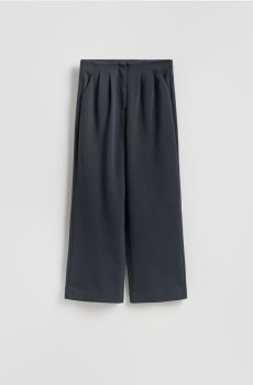 Reserved - Штани зі складками - темно-сірий - 911HS-90X