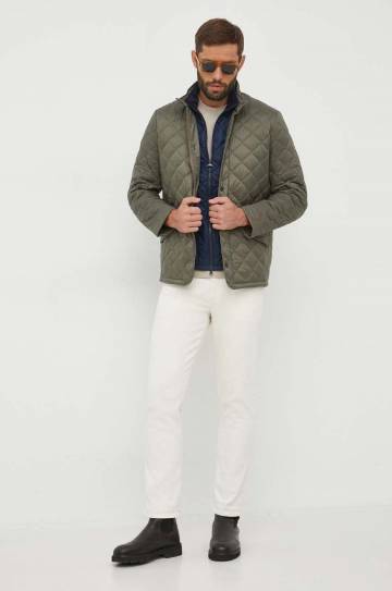 Безрукавка Barbour мужской цвет синий переходной Безрукавка Barbour мужской цвет синий переходной