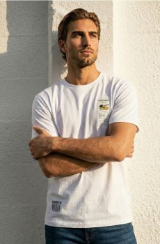 Бавовняна футболка з написом Ramen - білий