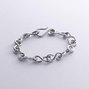 Серебряный браслет "Бесконечность" 141694 Серебряный браслет "Бесконечность" 141694