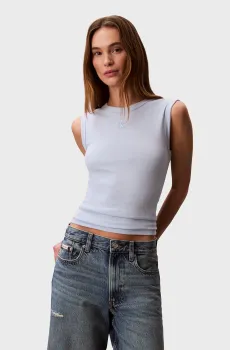Женская голубая майка REFINED Голубой XS Calvin Klein Jeans LV047B265G