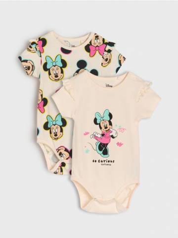 Боді, 2 шт. Minnie Mouse - кремовий Боді, 2 шт. Minnie Mouse - кремовий