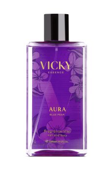 Парфюмированный мист для волос и тела Vicky Essence Aura Blue Pear Fragrance Mist, 235 мл