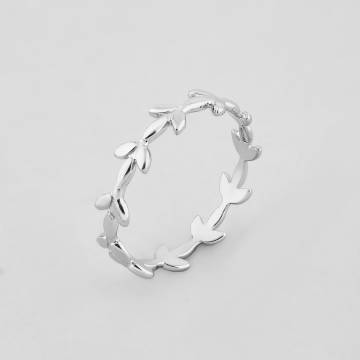 Серебряное кольцо Minimal К0042р-14 14 Серебряное кольцо Minimal К0042р-14 14