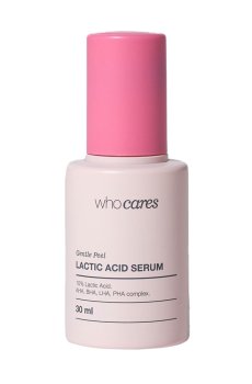 Несмываемая сыворотка-пилинг для лица Who Cares Gentle Peel Lactic Acid Serum с молочной кислотой, 30 мл