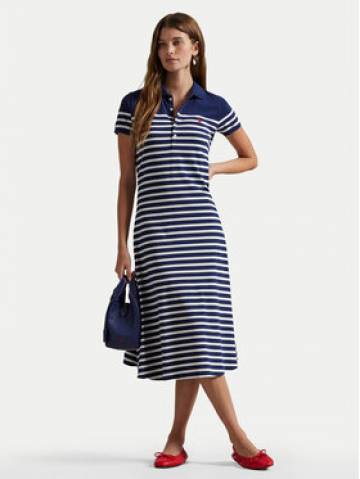 Polo Ralph Lauren Повсякденна сукня 211959122001 Cиній Regular Fit Polo Ralph Lauren Повсякденна сукня 211959122001 Cиній Regular Fit