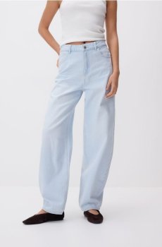 Reserved - Джинси barrel leg - синій - 101IX-05J