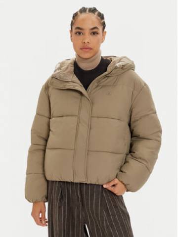Calvin Klein Jeans Пуховик J20J224112 Бежевий Regular Fit Calvin Klein Jeans Пуховик J20J224112 Бежевий Regular Fit