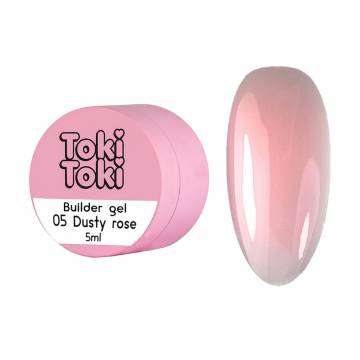 Гель для наращивания ногтей Toki Toki Builder Gel 05 Dusty Rose, 5 мл Гель для наращивания ногтей Toki Toki Builder Gel 05 Dusty Rose, 5 мл