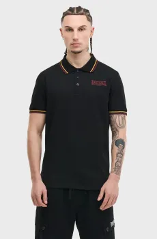 Мужское черное поло TURSDALE Черный L Lonsdale 117881