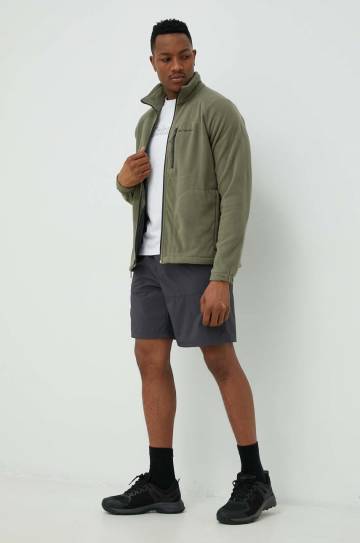 Спортивная кофта Columbia Fast Trek II мужская цвет зелёный однотонная Спортивная кофта Columbia Fast Trek II мужская цвет зелёный однотонная
