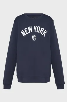 Темно-синий свитшот NEW YORK YANKEES IMPRINT (унисекс) Синий L 47 Brand 682231FN-FS