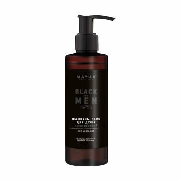 Мужской парфюмированный шампунь-гель для душа Mayur Black For Men Perfumed Shower Gel, 200 мл Мужской парфюмированный шампунь-гель для душа Mayur Black For Men Perfumed Shower Gel, 200 мл