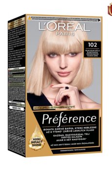 Уценка! Стойкая краска для волос LOreal Paris Preference 102, 174 мл