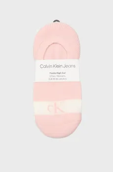 Женские следы (2 пары) HIGH CUT Разноцветный 35-38 Calvin Klein 701230601