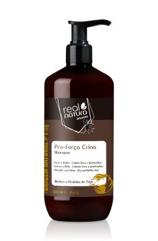 Восстанавливающий шампунь Real Natura Pro-Forca Crina Shampoo для ломких волос, 500 мл