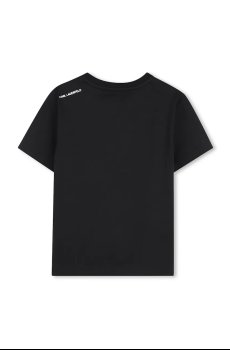 Детская хлопковая футболка Karl Lagerfeld